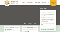 Desktop Screenshot of clintoncounty-ia.gov